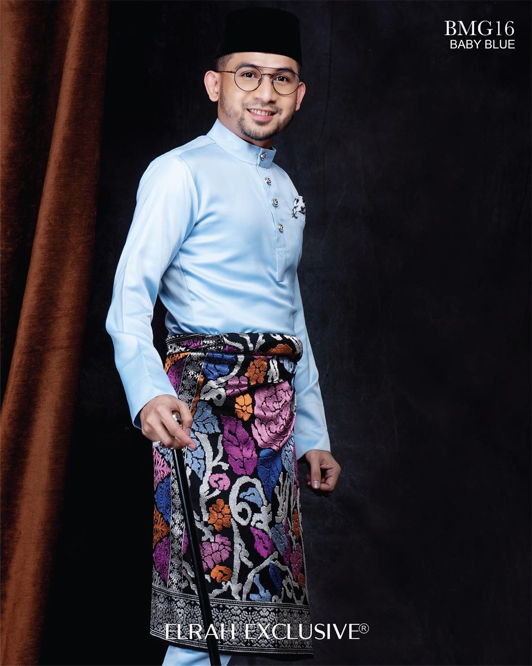 Baju Melayu Gentleman Baby Blue