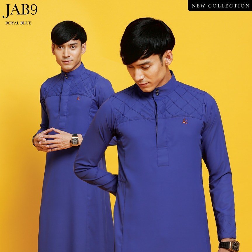 Jubah Abu Bakar Royal Blue