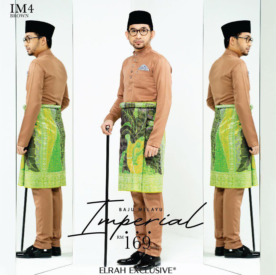 Baju Melayu Imperial Brown