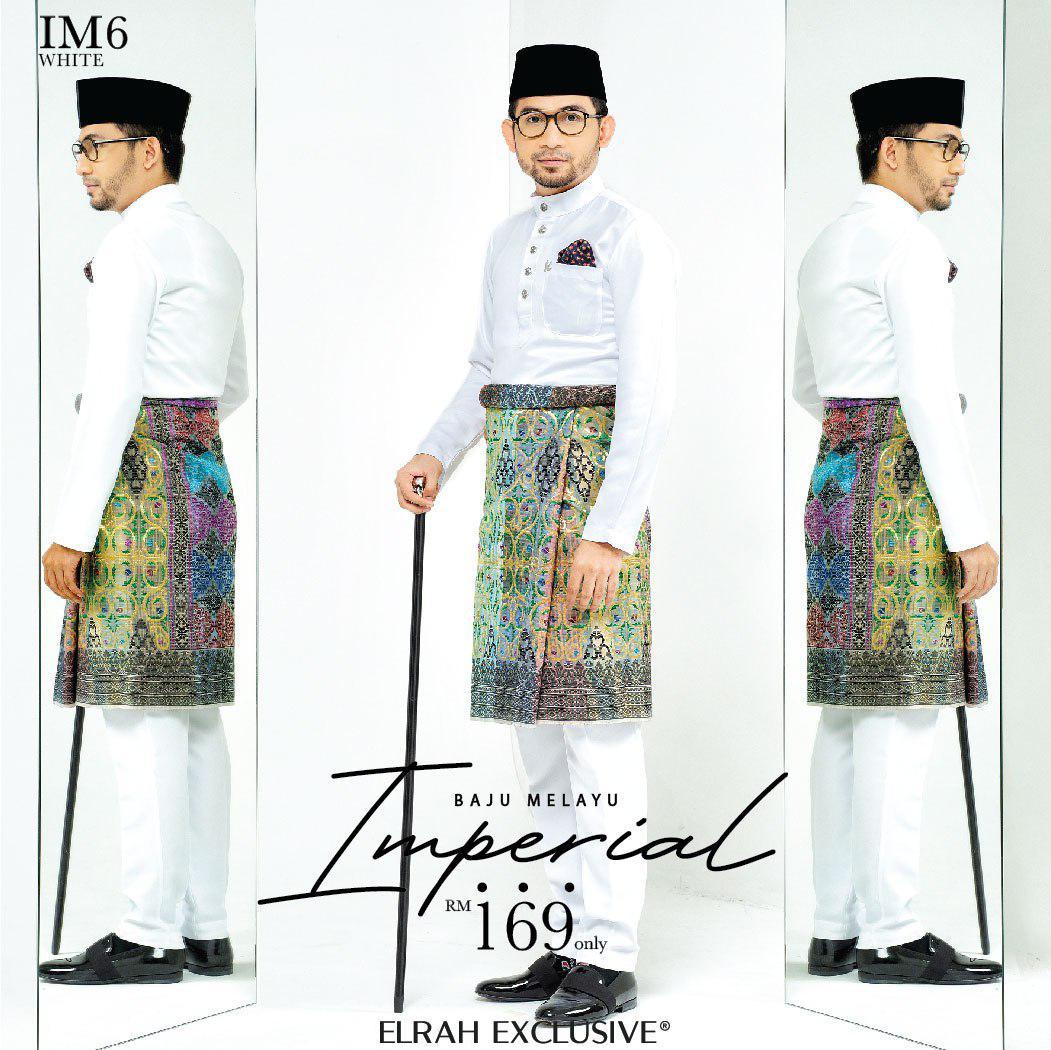 Baju Melayu Imperial White