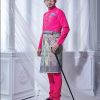 Baju Melayu Magnificent Navy Blue 2021 Elrah Exclusive