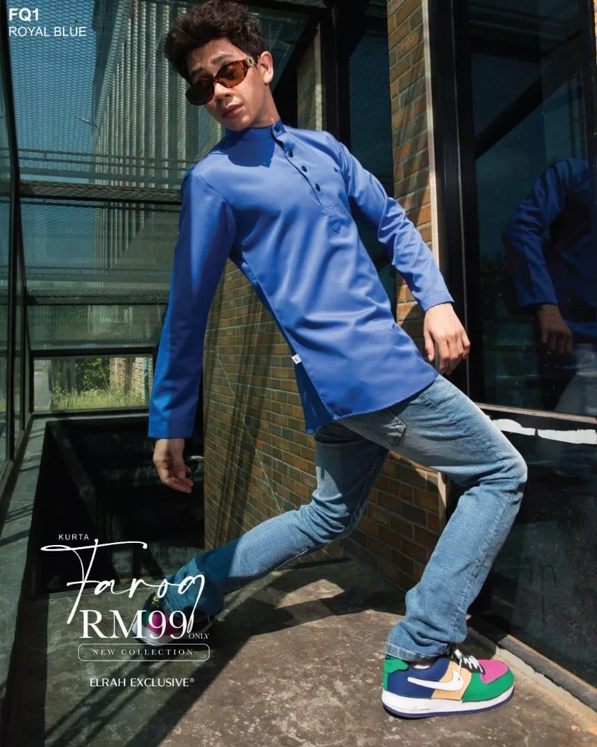KURTA FAROUQ ROYAL BLUE (2022)
