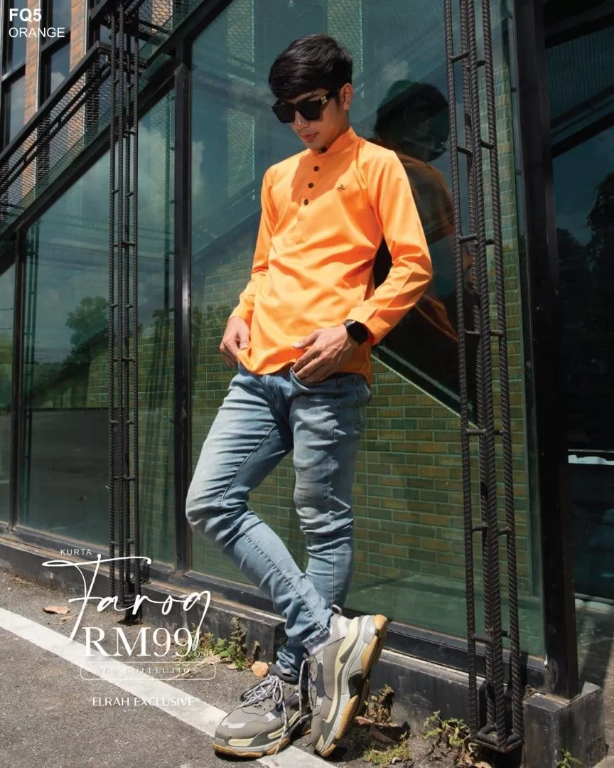 KURTA FAROUQ ORANGE (2022)