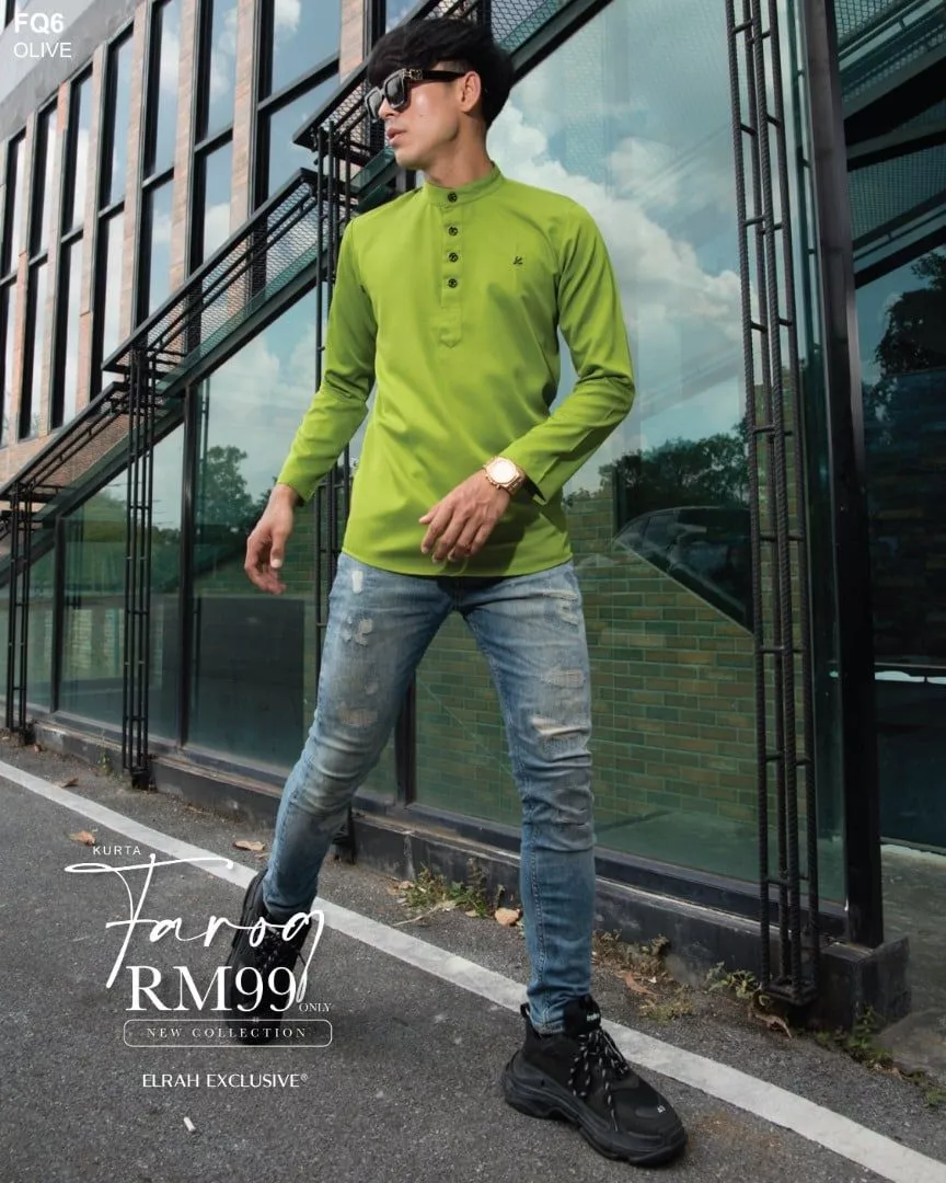 KURTA FAROUQ OLIVE (2022)
