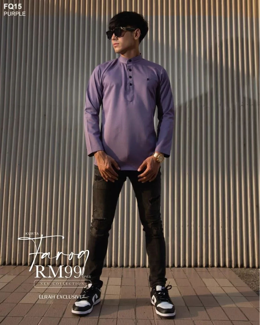 KURTA FAROUQ PURPLE (2022)