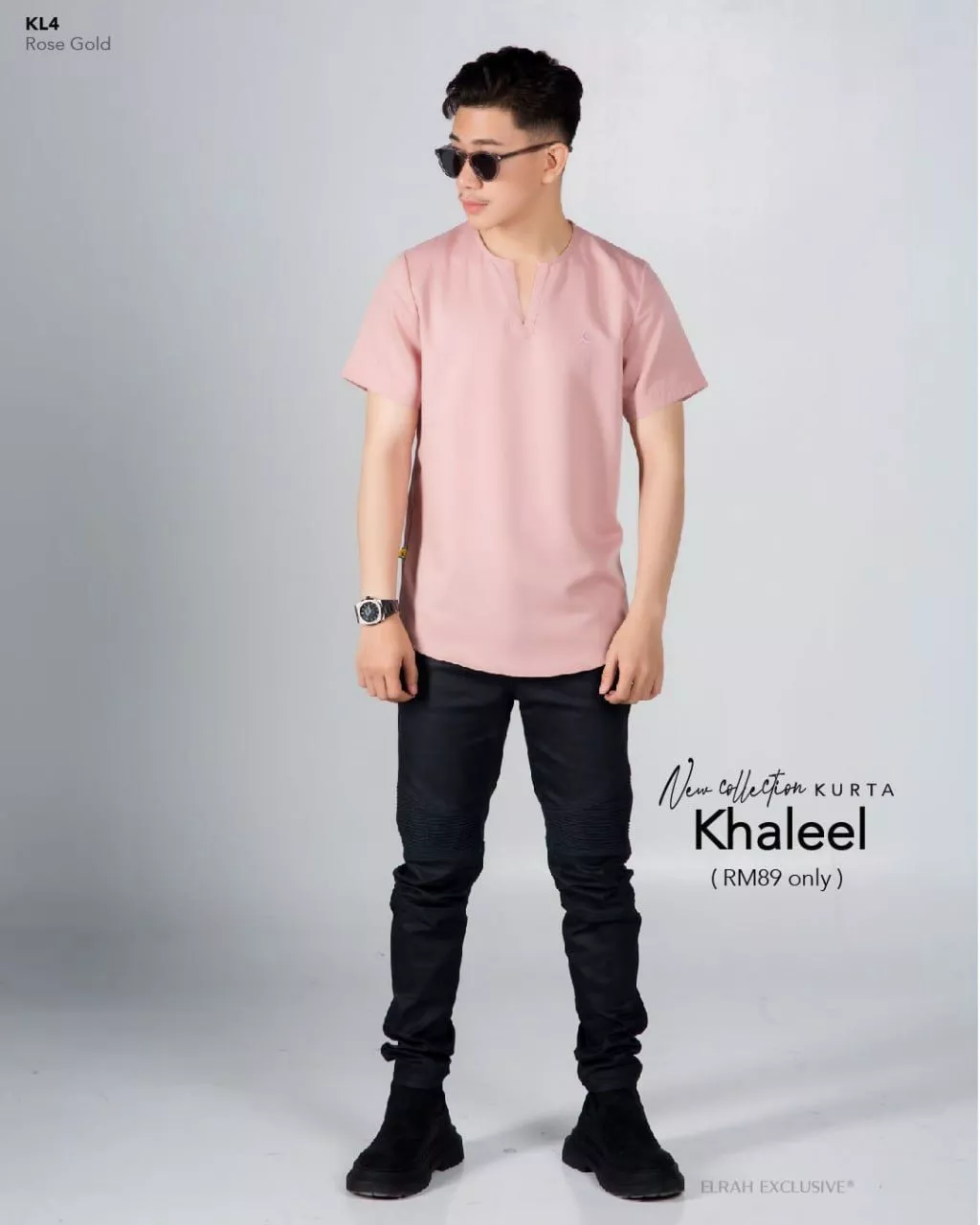KURTA KHALEEL ROSE GOLD