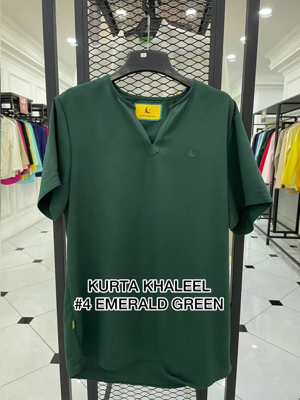 KURTA KHALEEL EMERALD GREEN