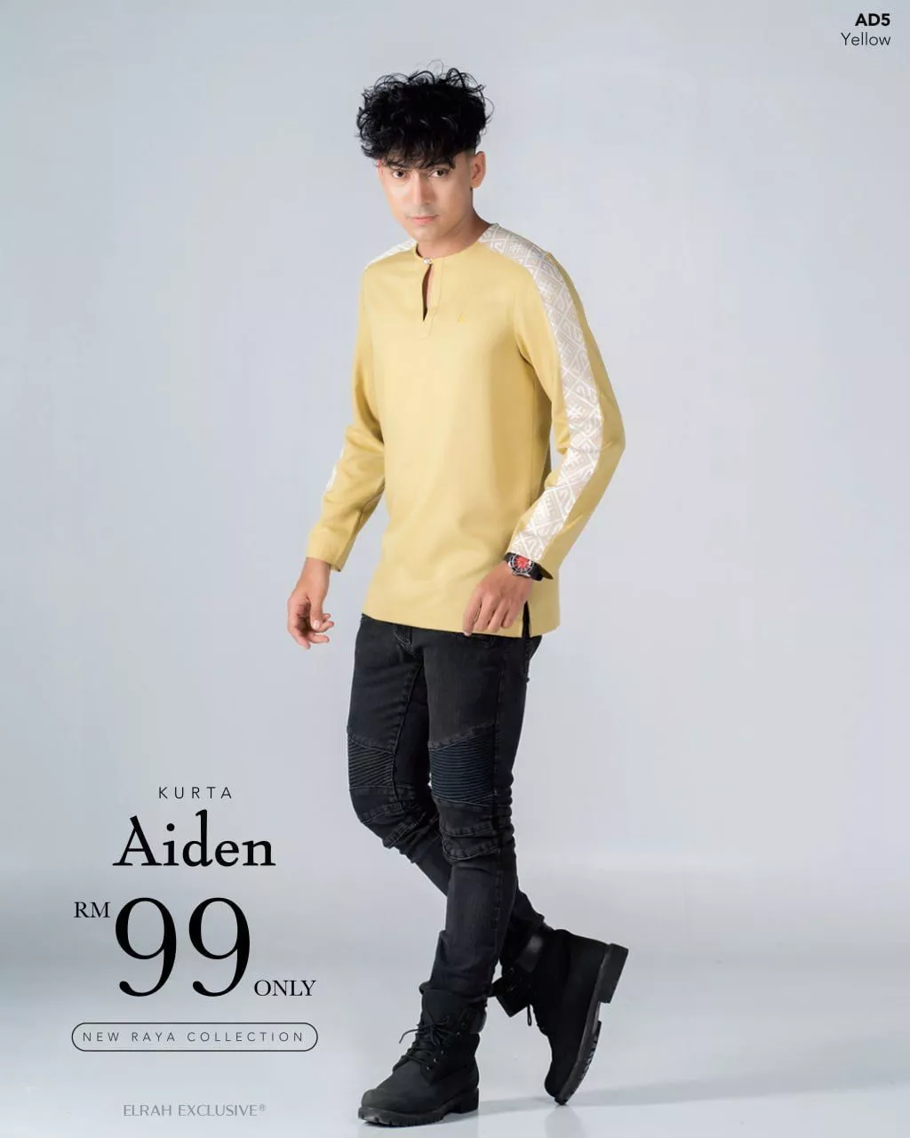 KURTA AIDEN YELLOW