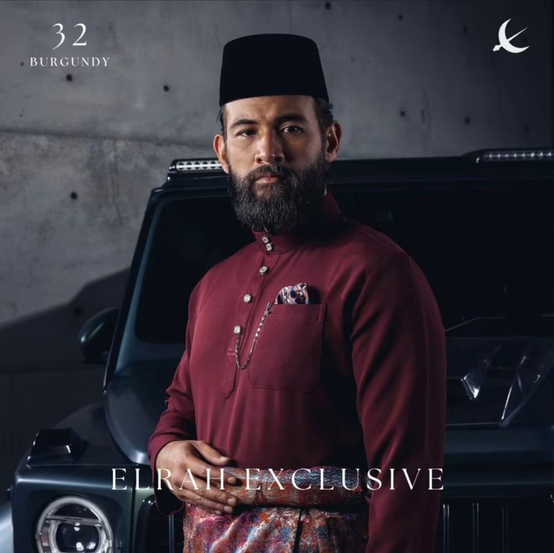 BAJU MELAYU ULTIMATE 2.0 BURGANDY