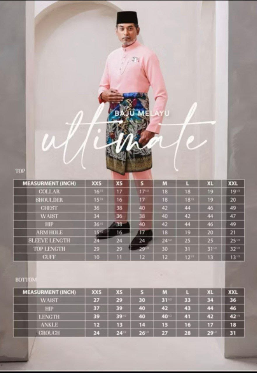 BAJU MELAYU ULTIMATE 1.0 MINT GREEN