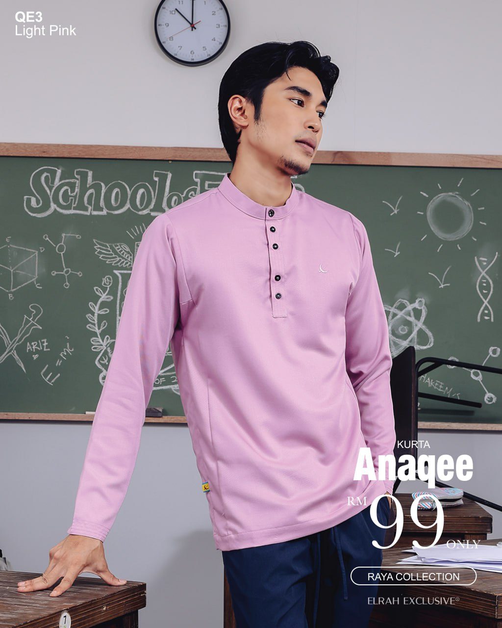 KURTA ANAQEE LIGHT PINK