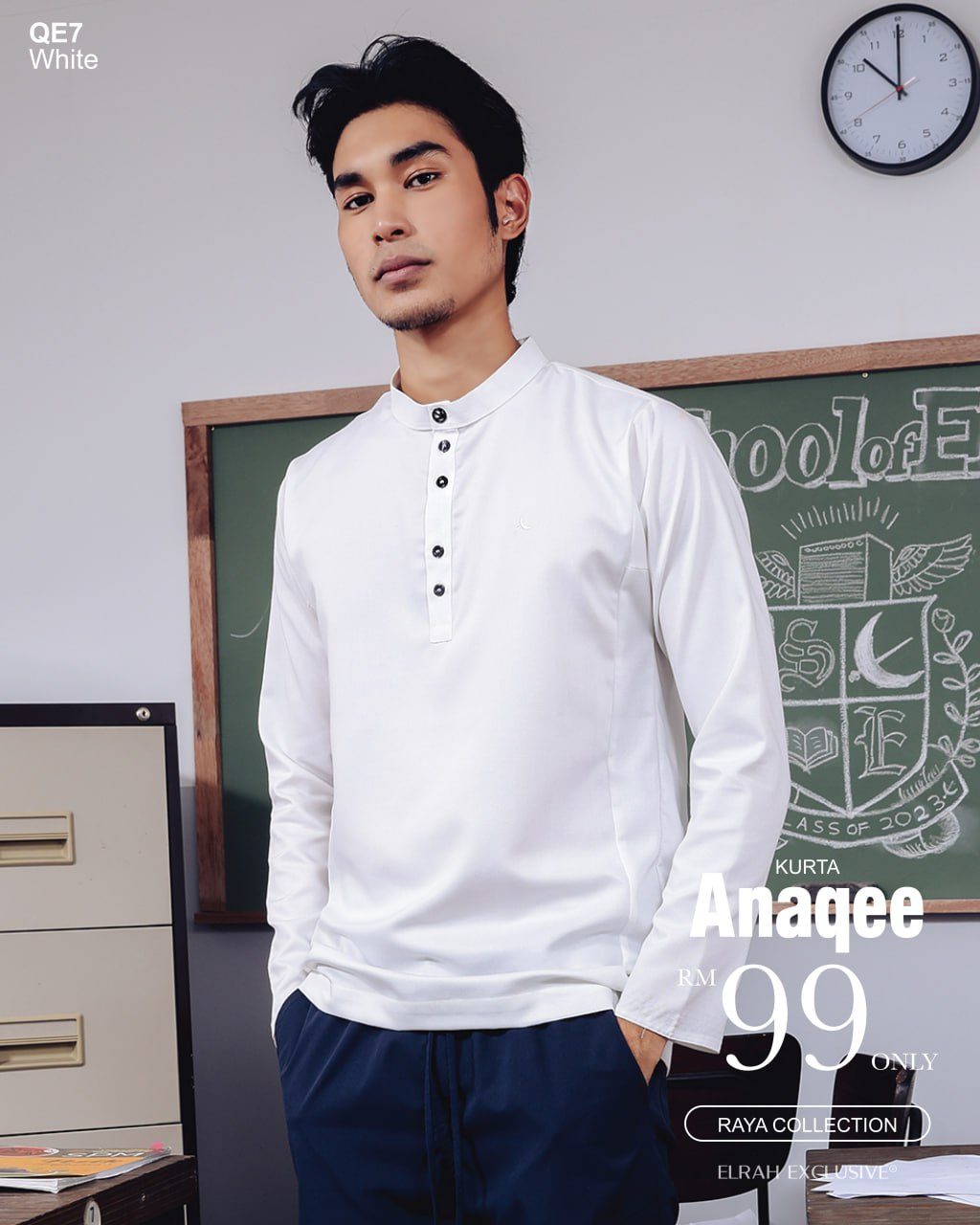 KURTA ANAQEE WHITE