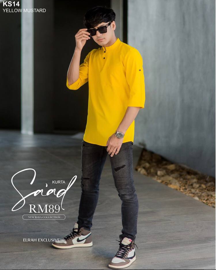 KURTA SAAD YELLOW MUSTARD