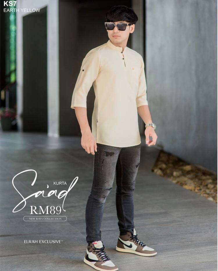 KURTA SAAD EARTH YELLOW