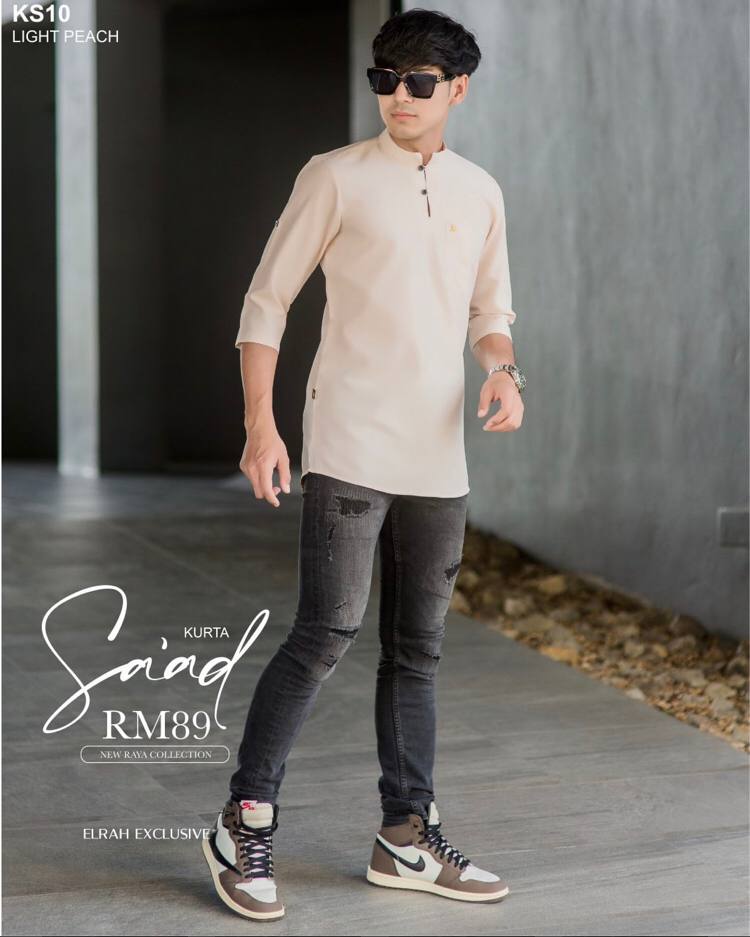 KURTA SAAD LIGHT PEACH