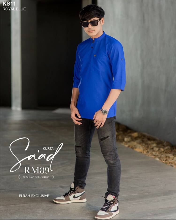 KURTA SAAD ROYAL BLUE