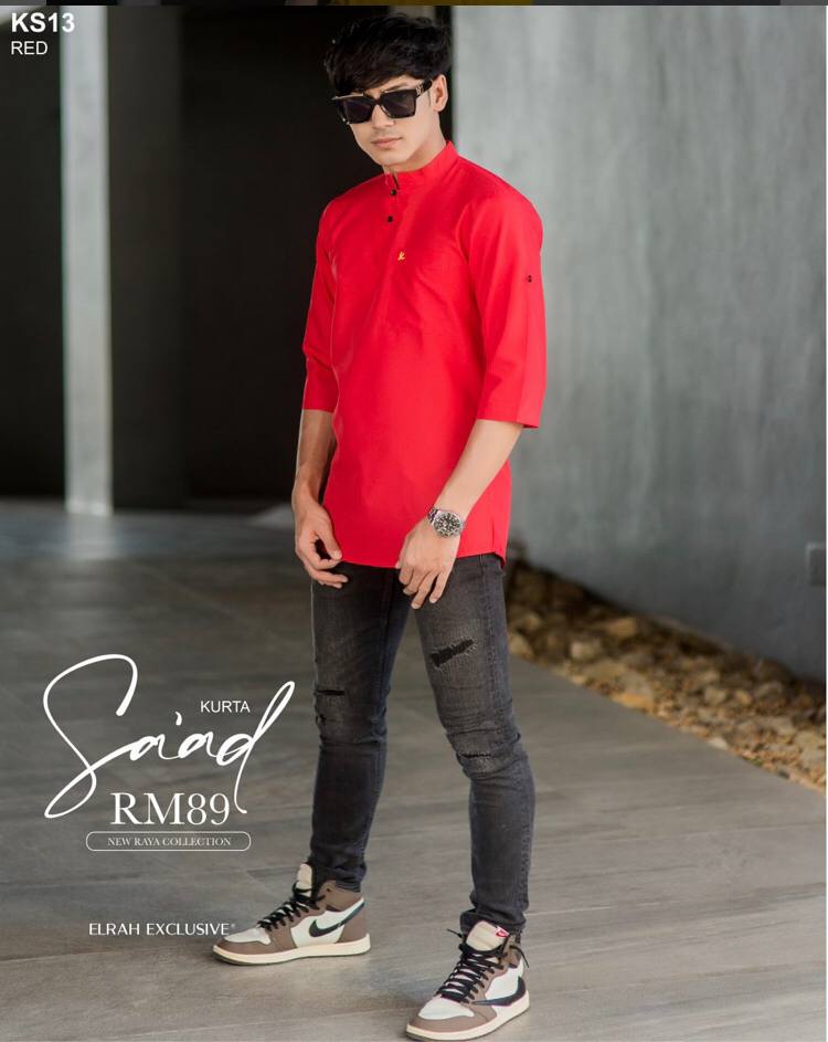 KURTA SAAD RED