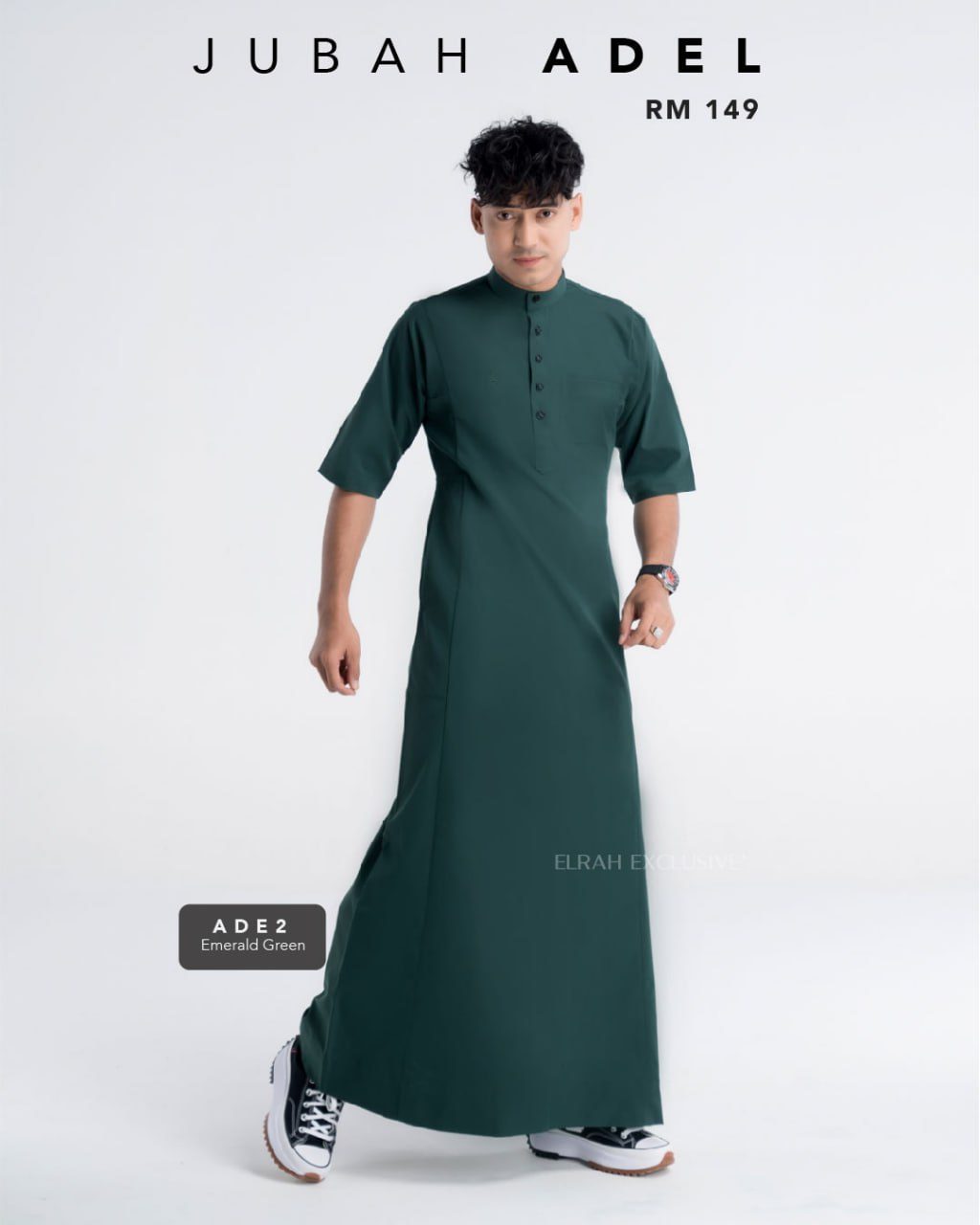 JUBAH ADEL EMERALD GREEN