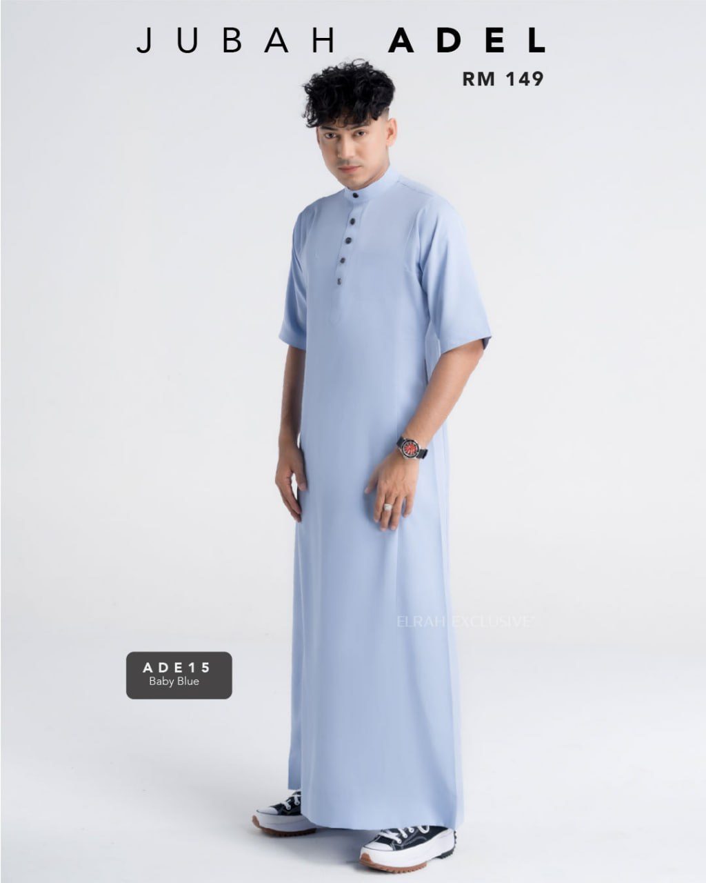 JUBAH ADEL BABY BLUE