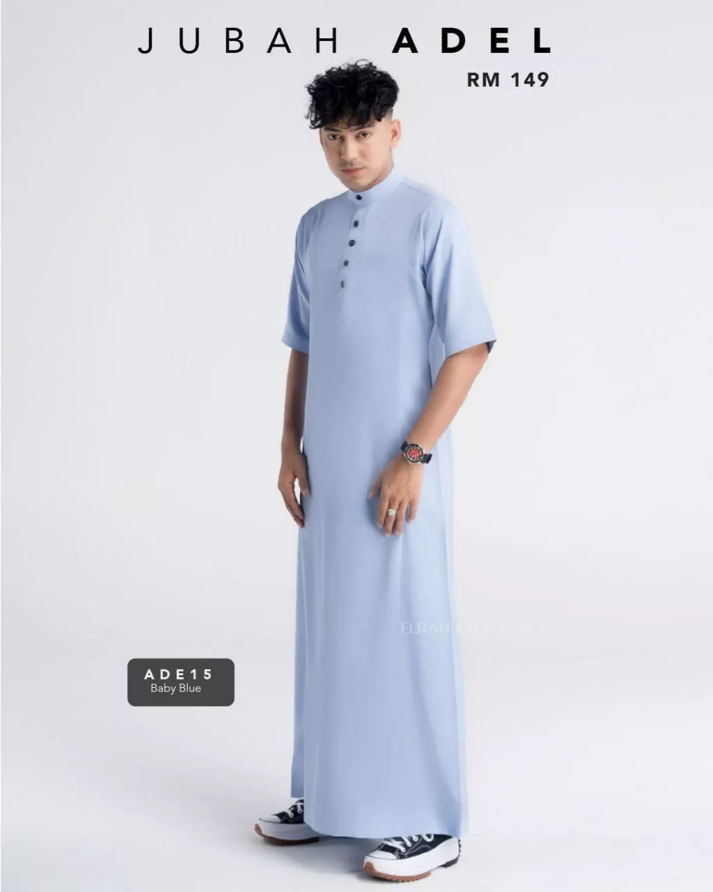 JUBAH ADEL BABY BLUE