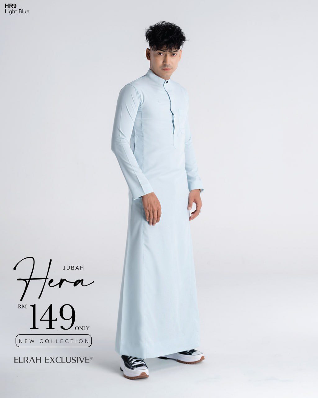 JUBAH HERA LIGHT BLUE