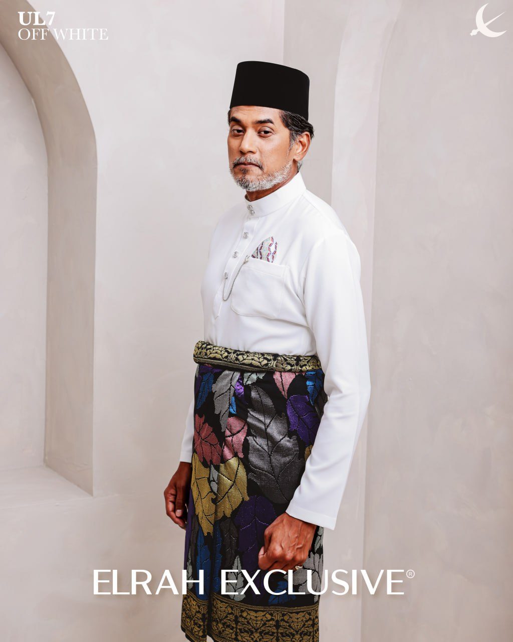 BAJU MELAYU ULTIMATE 1.0 OFF WHITE