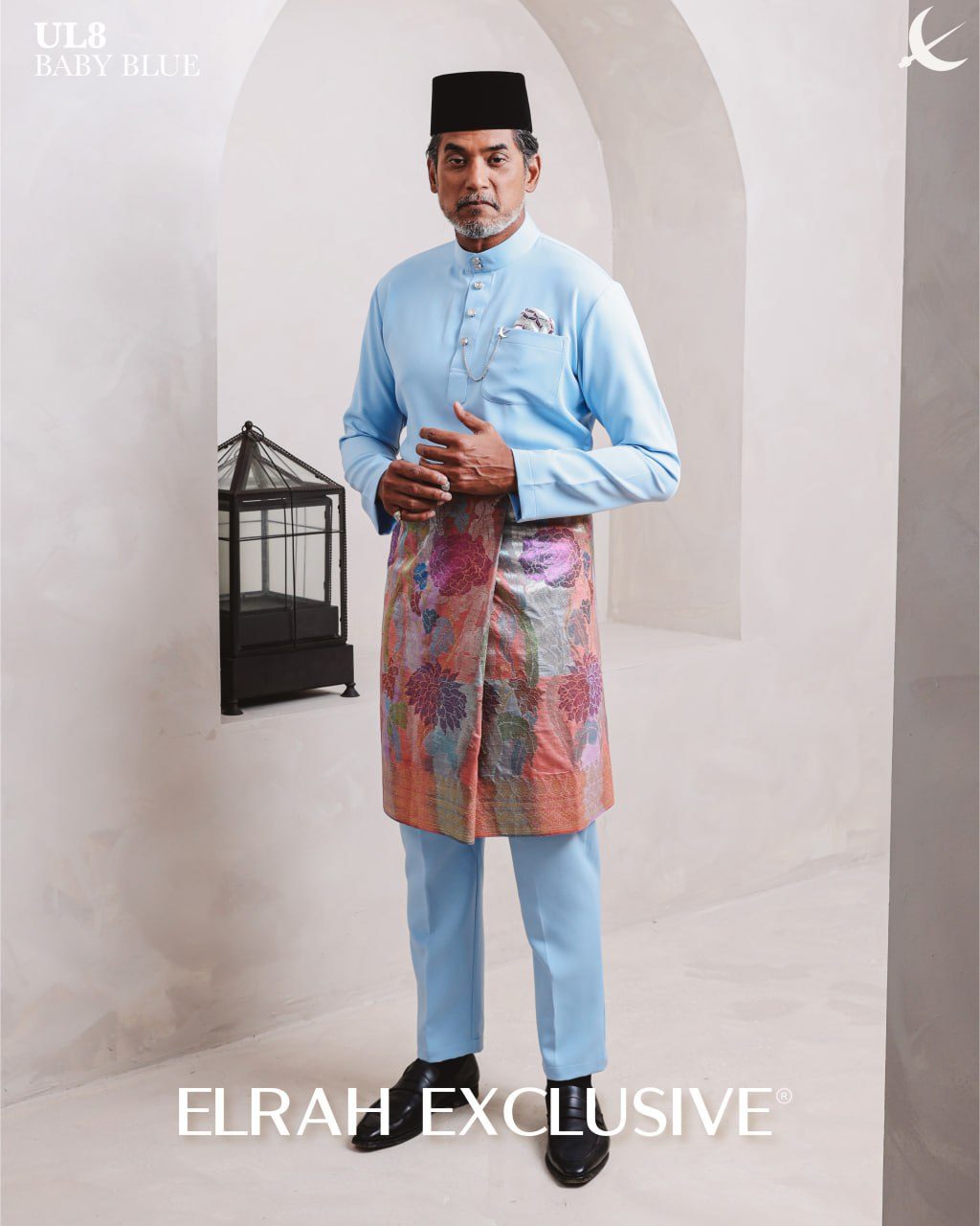 BAJU MELAYU ULTIMATE 1.0 BABY BLUE