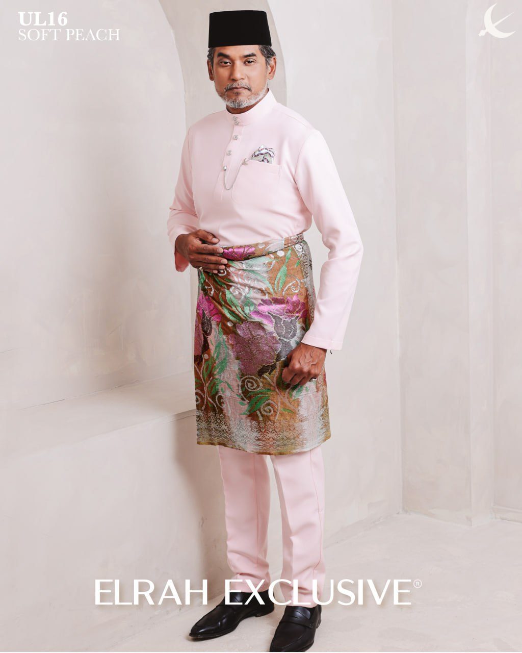 BAJU MELAYU ULTIMATE 1.0 SOFT PEACH