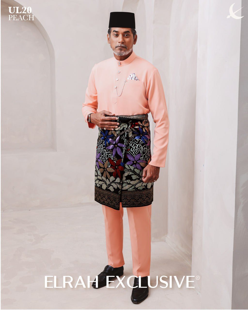 BAJU MELAYU ULTIMATE 1.0 PEACH