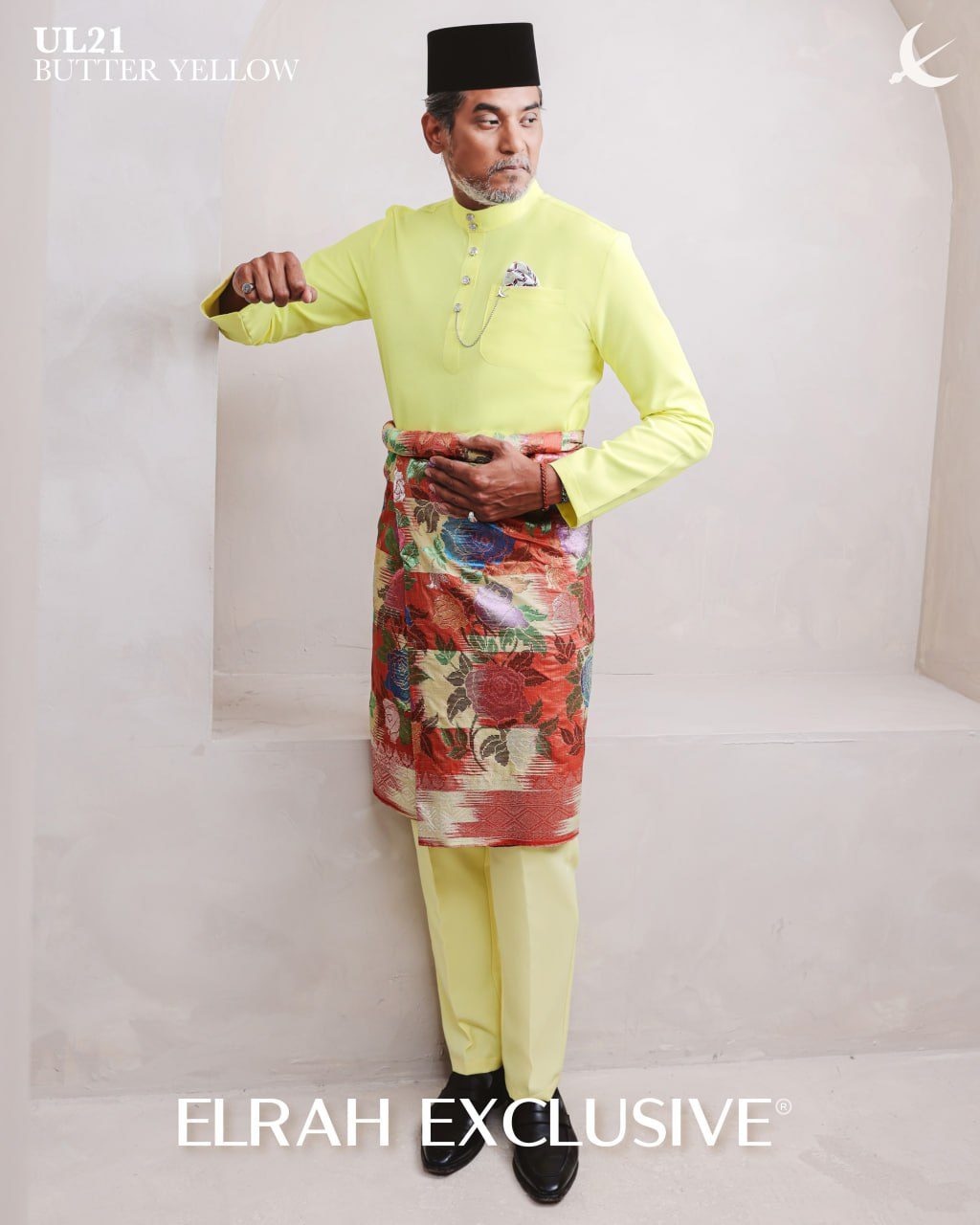 BAJU MELAYU ULTIMATE 1.0 BUTTER YELLOW