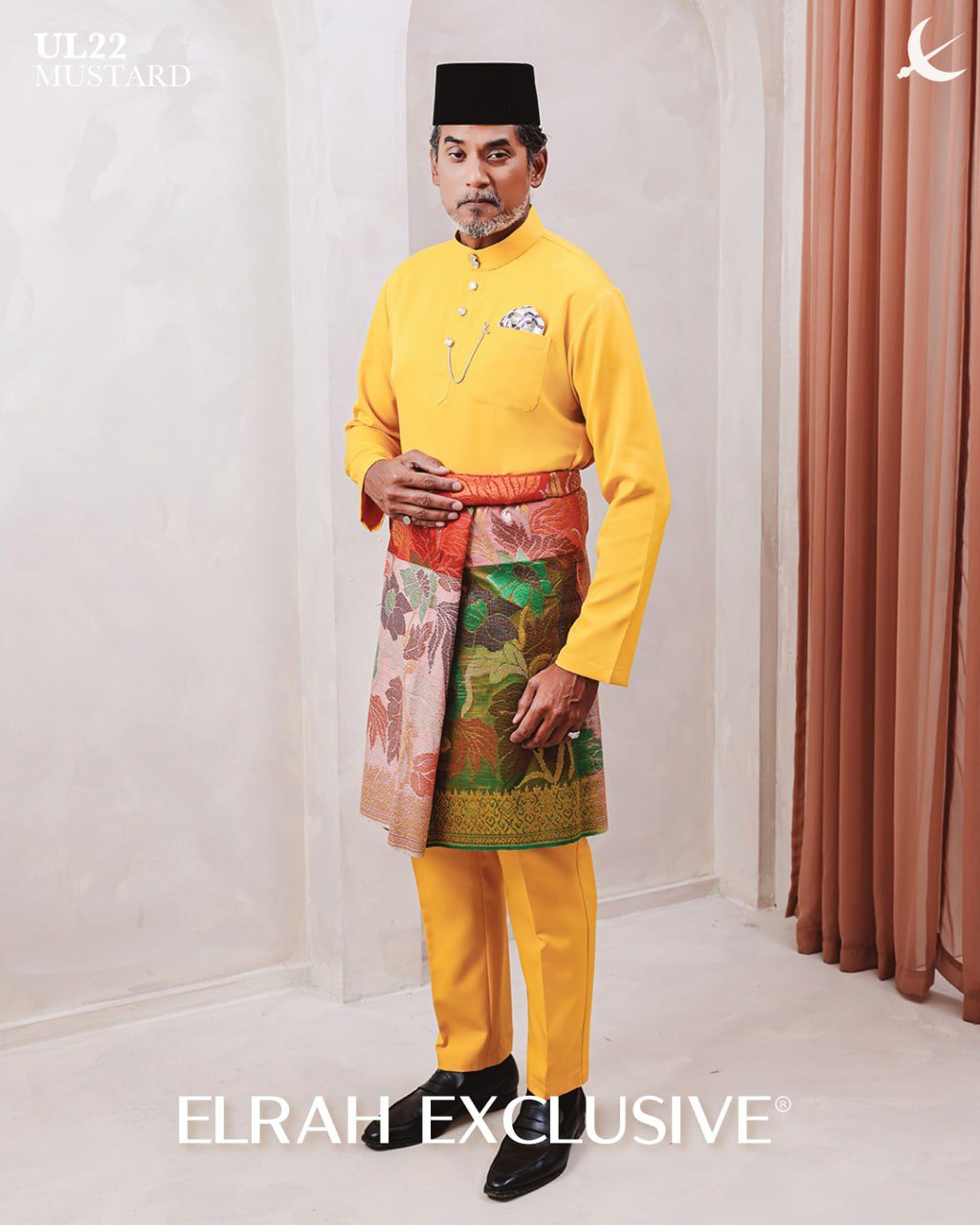 BAJU MELAYU ULTIMATE 1.0 MUSTARD