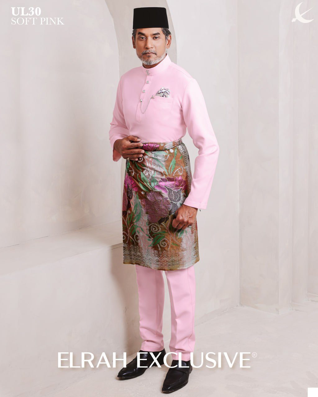 BAJU MELAYU ULTIMATE 1.0 SOFT PINK