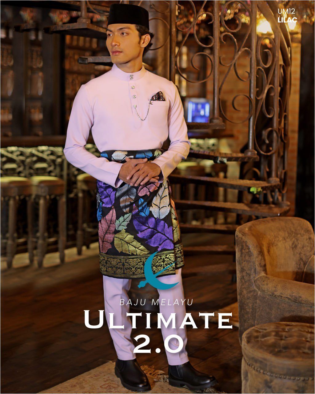 BAJU MELAYU ULTIMATE 2.0 LILAC