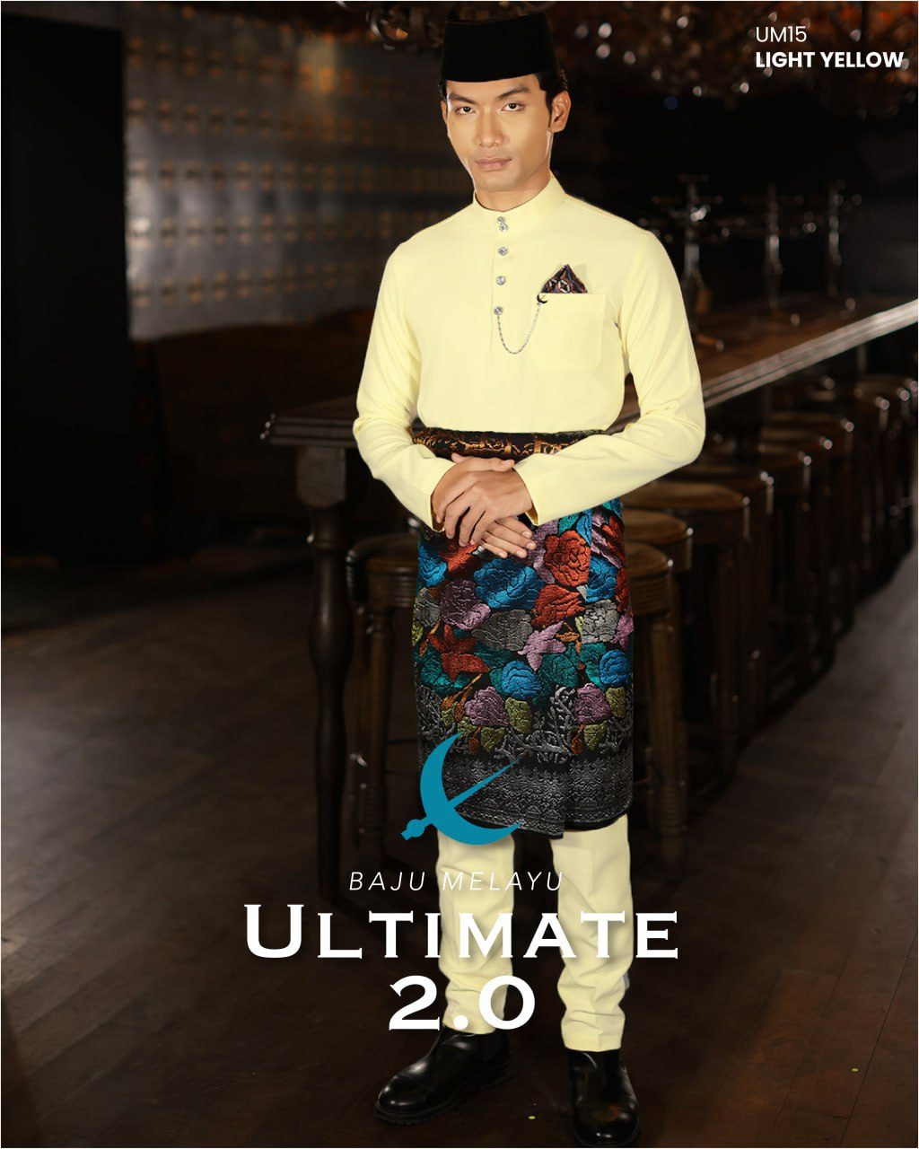 BAJU MELAYU ULTIMATE 2.0 LIGHT YELLOW