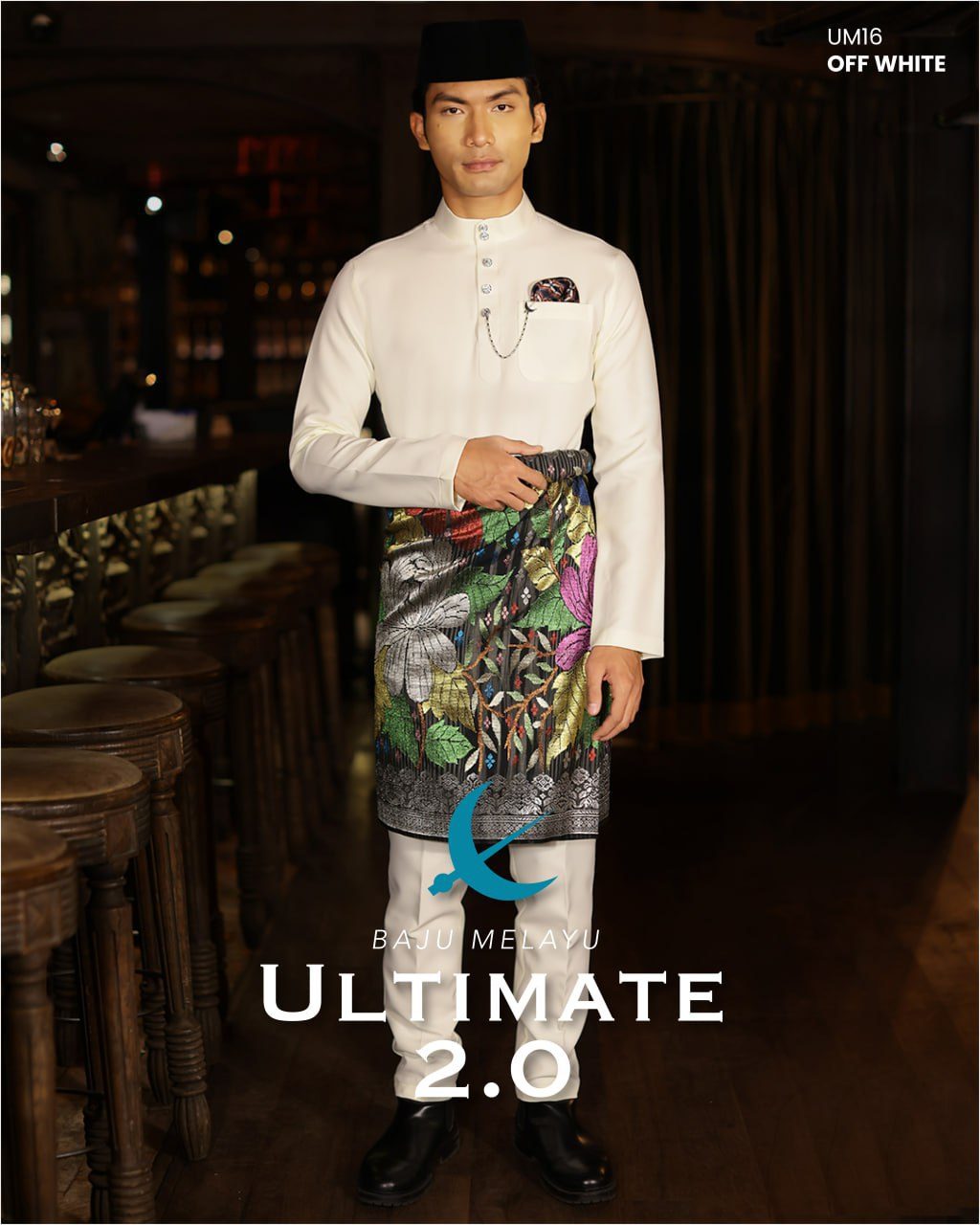 BAJU MELAYU ULTIMATE 2.0 OFF WHITE