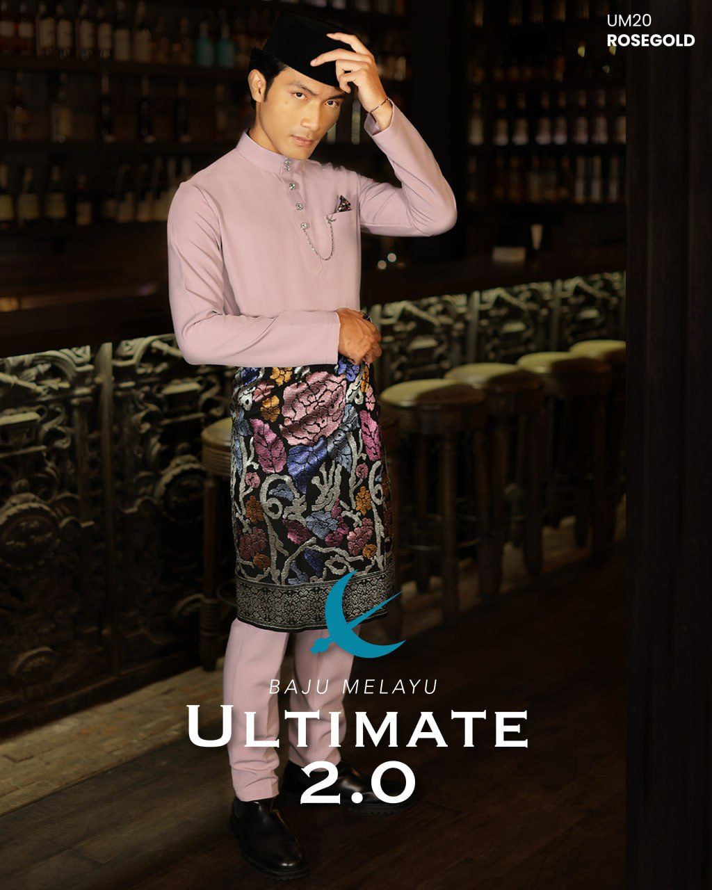 BAJU MELAYU ULTIMATE 2.0 ROSE GOLD