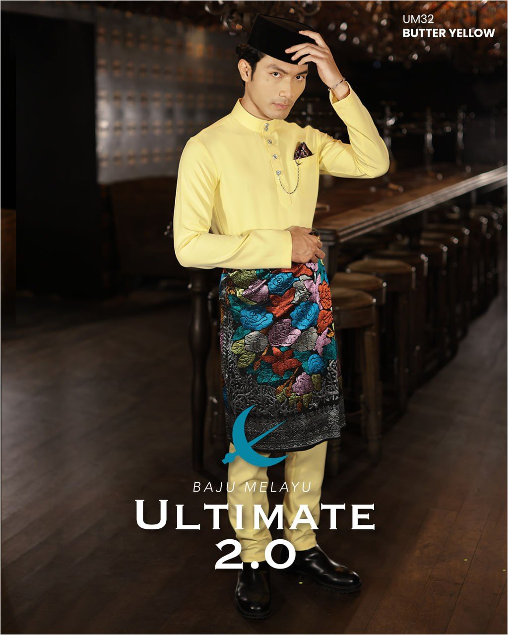 BAJU MELAYU ULTIMATE 2.0 BUTTER YELLOW