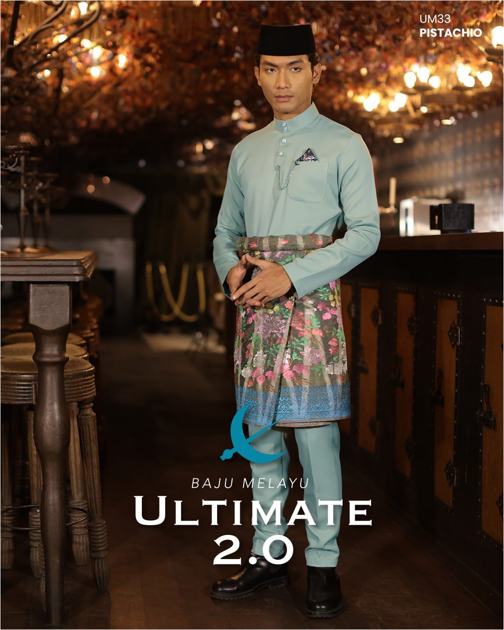 BAJU MELAYU ULTIMATE 2.0 PISTACHIO