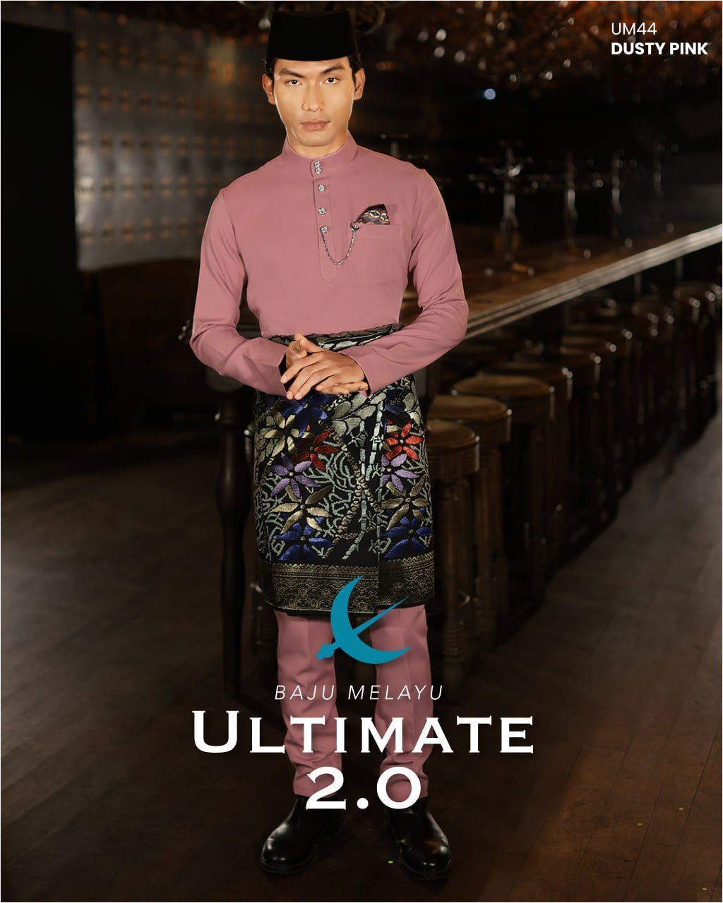 BAJU MELAYU ULTIMATE 2.0 DUSTY PINK