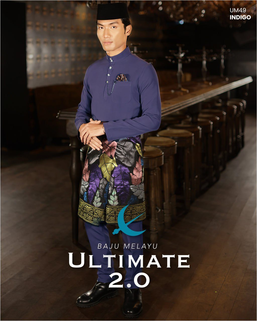 BAJU MELAYU ULTIMATE 2.0 INDIGO