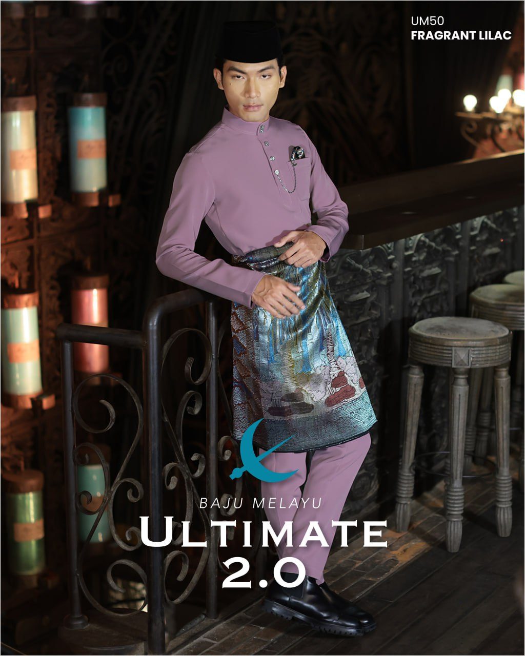 BAJU MELAYU ULTIMATE 2.0 FRAGRANT LILAC