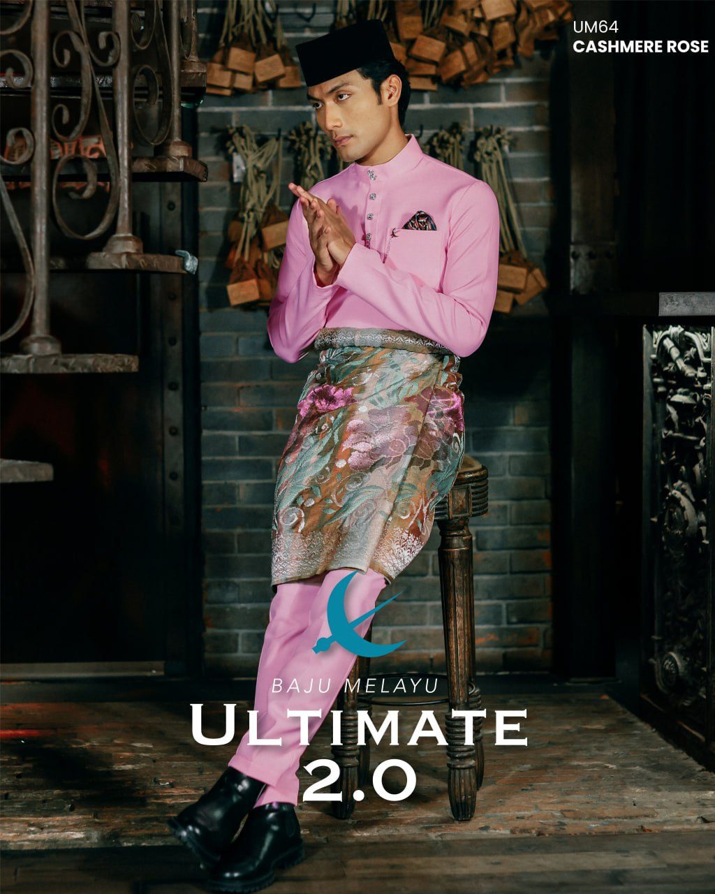 BAJU MELAYU ULTIMATE 2.0 CASHMERE ROSE