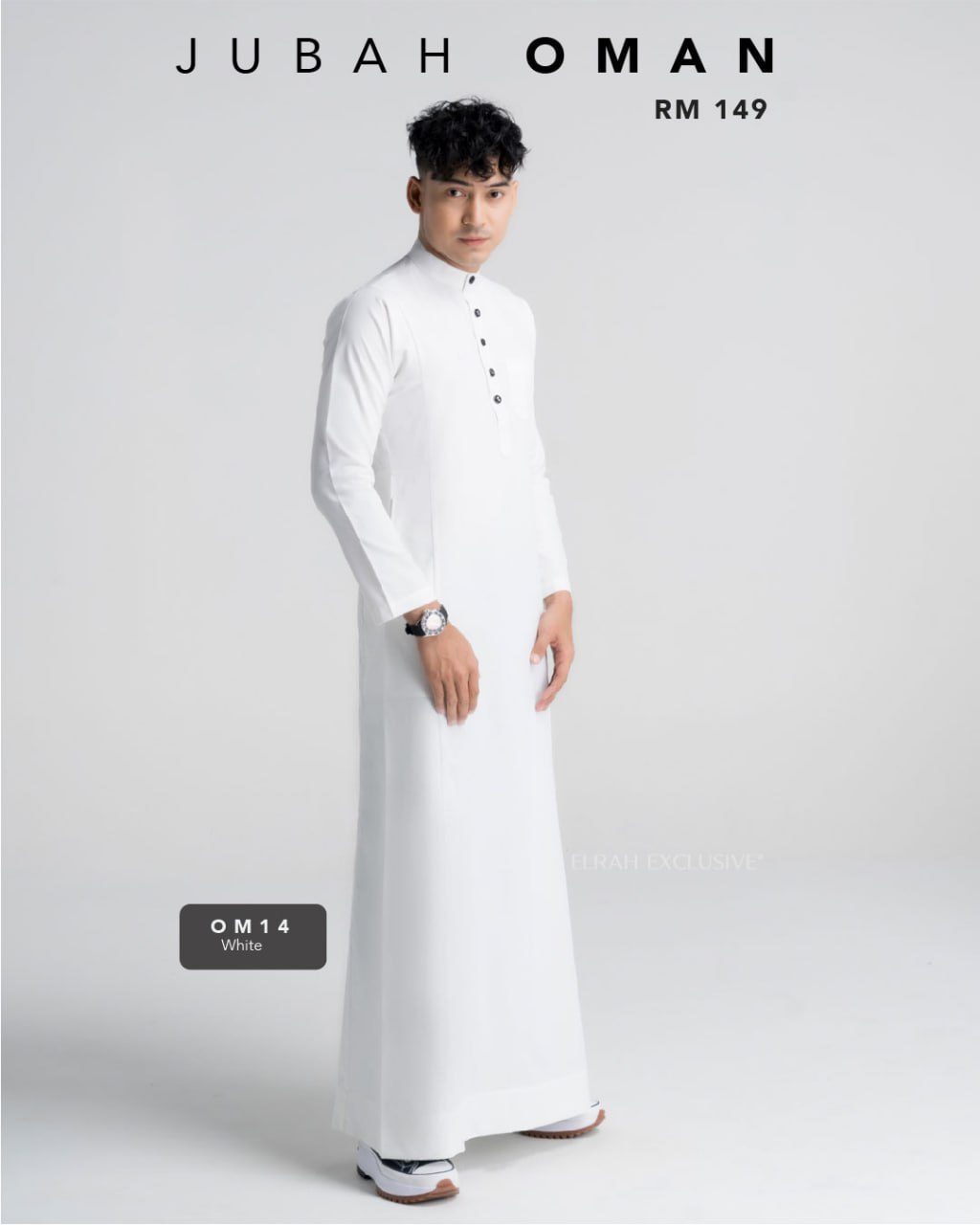 JUBAH OMAN WHITE