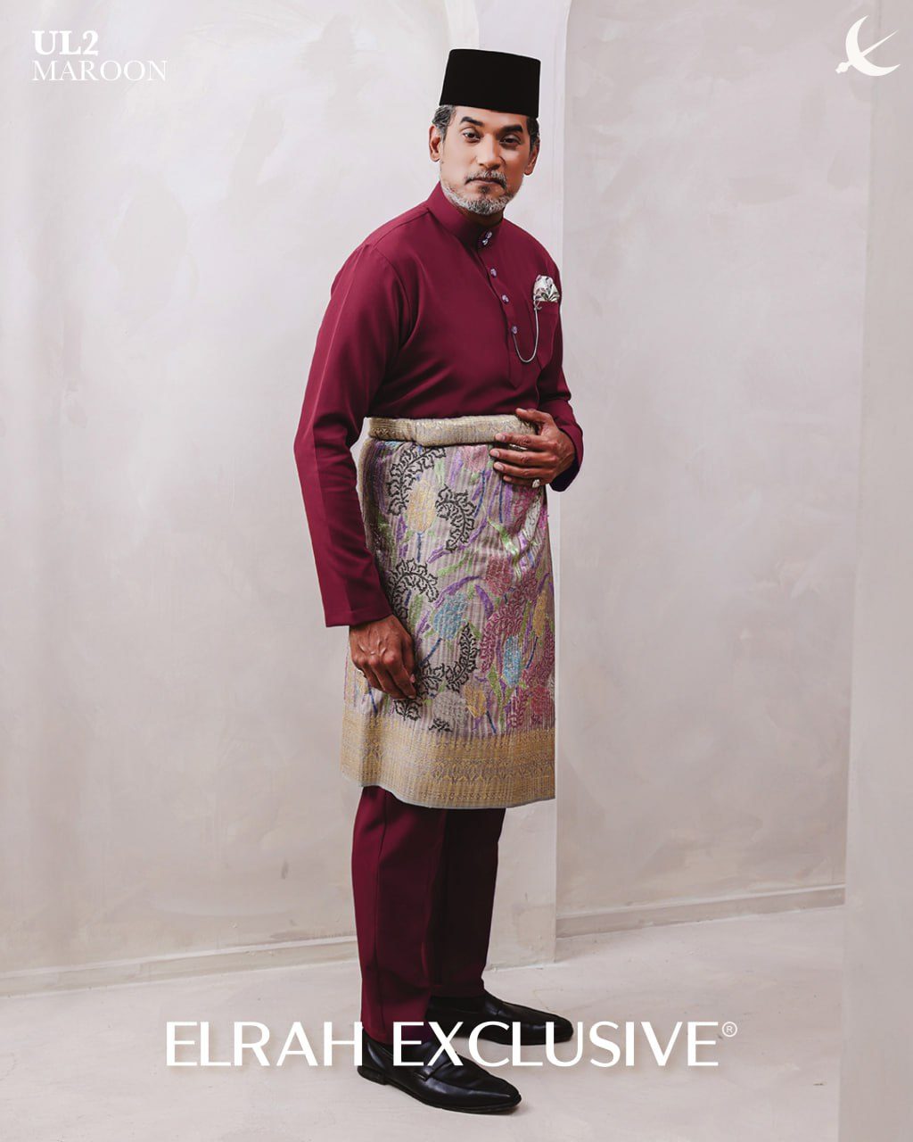 BAJU MELAYU ULTIMATE 1.0 MAROON