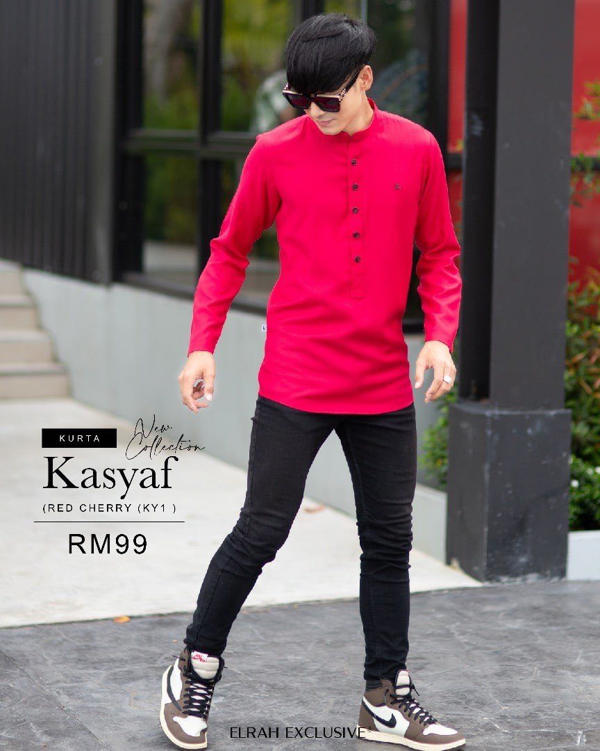 KURTA KASYAF RED CHERRY (2022)