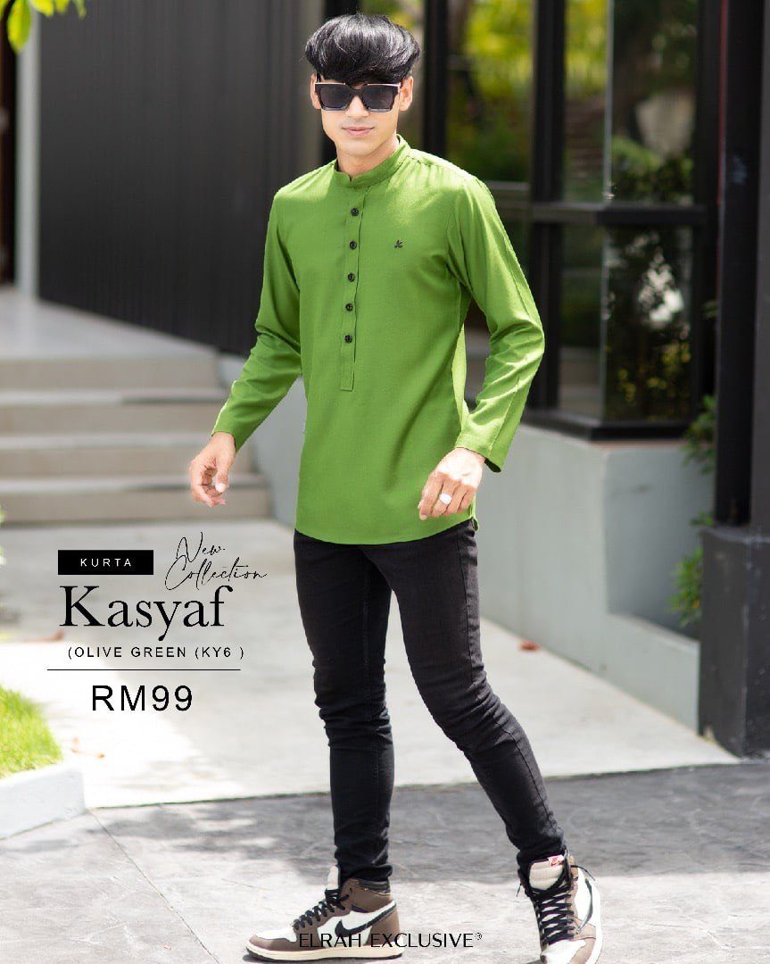 KURTA KASYAF OLIVE GREEN (2022)