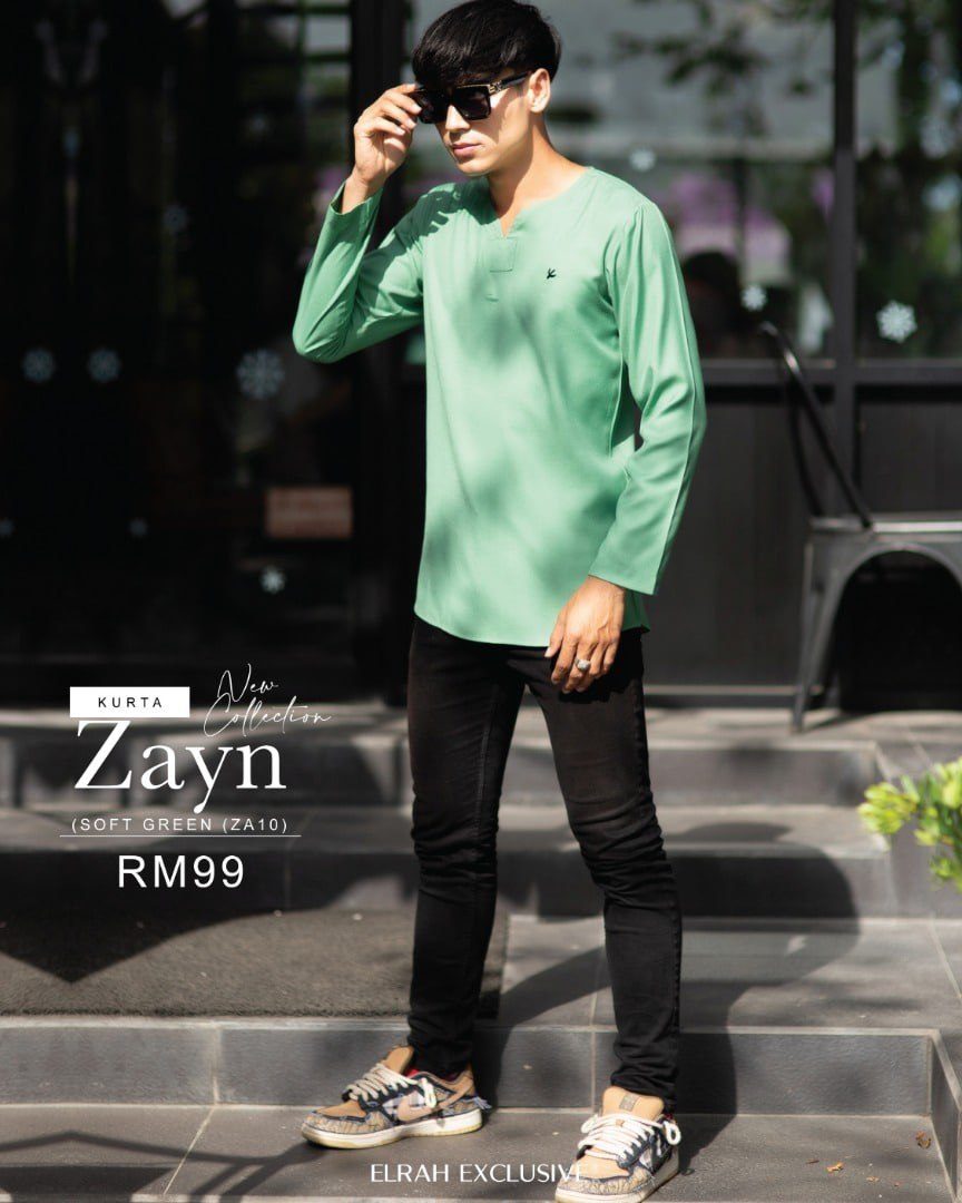 KURTA ZAYN SOFT GREEN (2022)