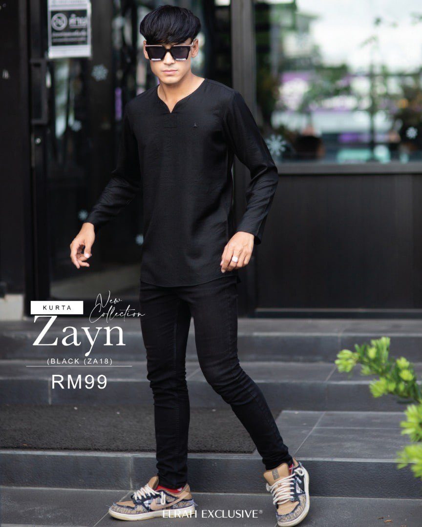 KURTA ZAYN BLACK (2022)