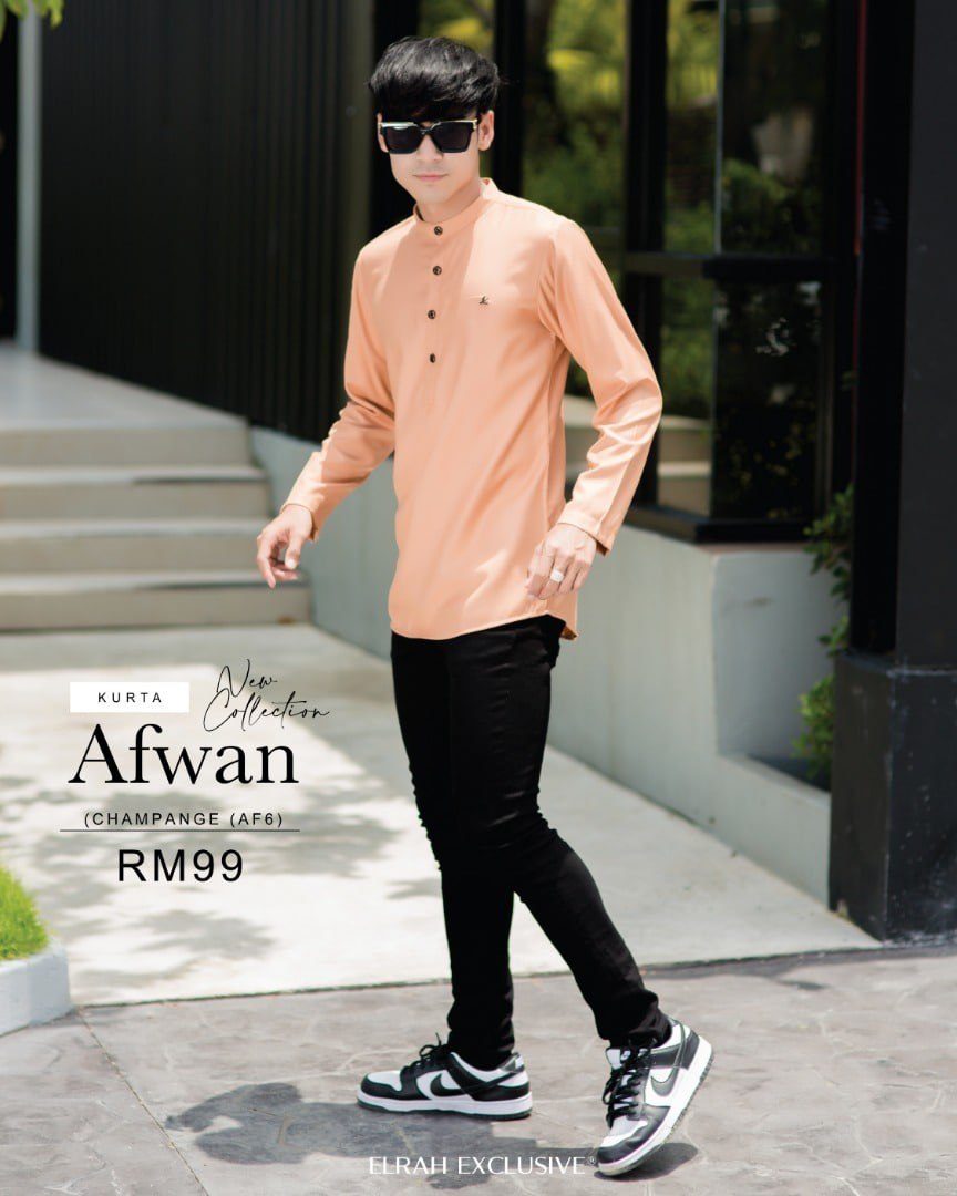 KURTA AFWAN CHAMPAGNE