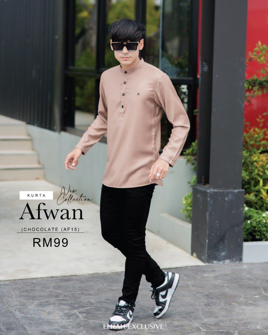 KURTA AFWAN CHOCOLATE